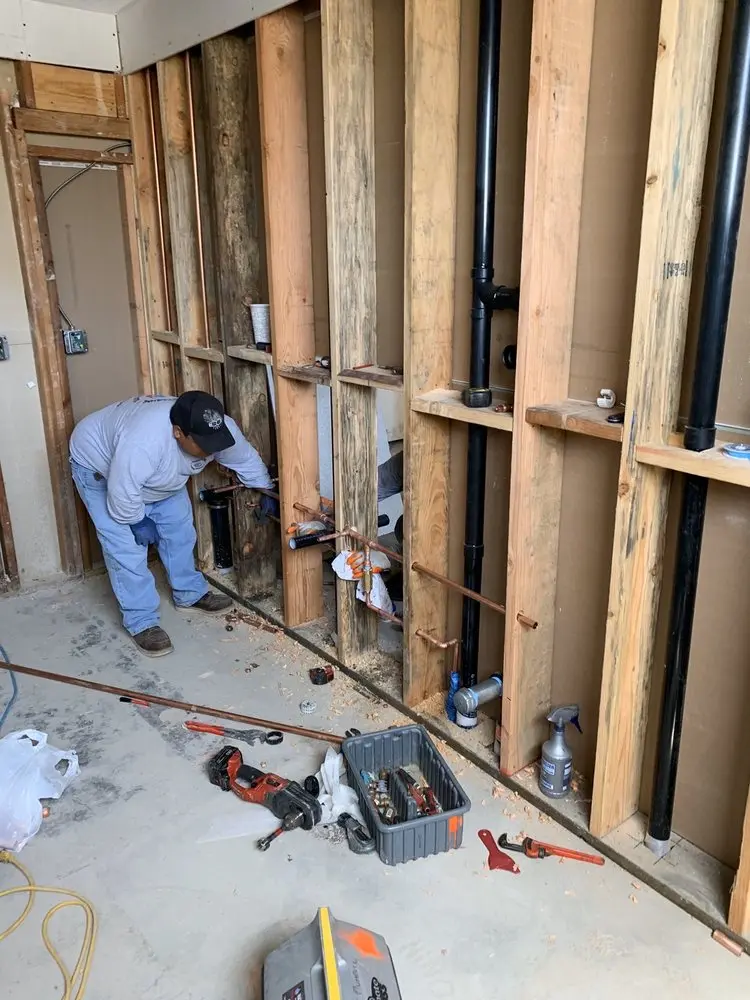 Commercial rough-in plumbing for Gas Line Repair in Sunrise